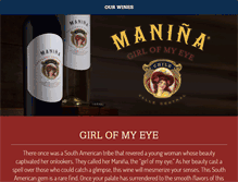 Tablet Screenshot of maninawines.com